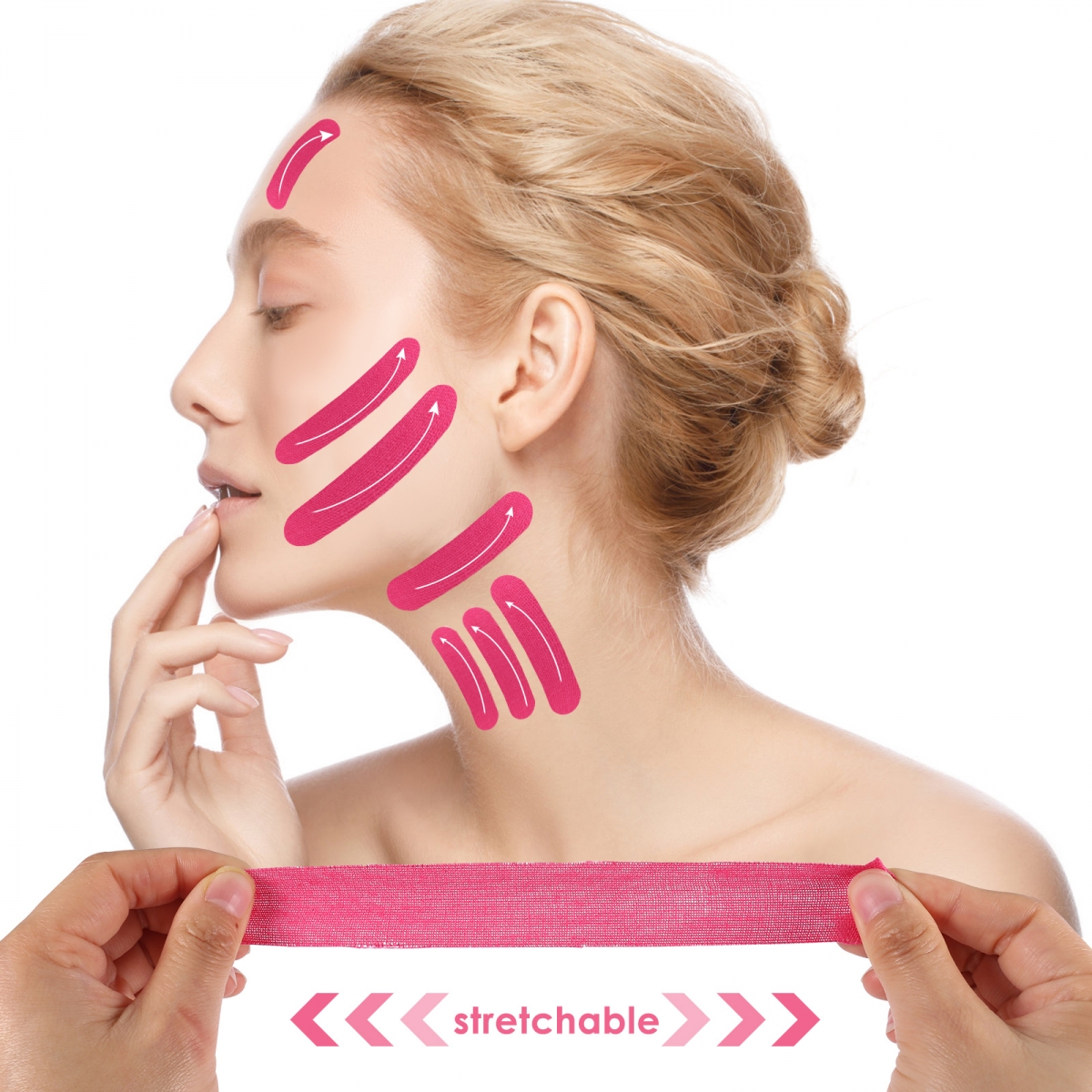 2.5CM*5M Kinesiology Tape For Face V Line Neck Eyes Lifting Wrinkle Remover Sticker Tape Facial Skin Care Tool Bandagem Elastica-CAREPROHEALTH- Kinesiology tape, elastic adhesive bandages,Would dressing,Cross Tape,Sports Rigid Tape,Elastic Adhesive Bandage,Stretched Bandage,Cohesive bandage,Underwrap Foam,Ice Hockey Tape,Band aid,Cotton Sports Tape Rayon Sports Tape,Hockey Tape,Finger Tape,PU Tape,PE Tape,Silk Tape,Paper Tape,Heel tape,Wound Dressing, Silicone Patches ( Remove Scar ),Dexcom Patches,Blister band aid,Acne Patches,Toenail Sticker,Mouth Tape,Nipple Covers,Boob Lift Tape,Face Lift Tape,Customized Patches,Assorted Band Aid,Blue Metal Detectabled Band Ai,Different Shape Band Aid,Cartoon Band Aid,Transparent Band Aid,Fabric Band Aid,Waterproof Band Aid,Nitrile Gloves,Anti-virus Gloves,Pl Surgical Gloves,Latex Surgical Gloves,Male Condoms,Female Condoms