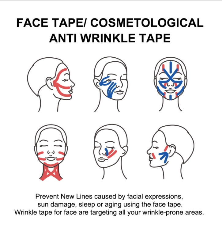 2.5CM*5M Kinesiology Tape For Face V Line Neck Eyes Lifting Wrinkle Remover Sticker Tape Facial Skin Care Tool Bandagem Elastica-CAREPROHEALTH- Kinesiology tape, elastic adhesive bandages,Would dressing,Cross Tape,Sports Rigid Tape,Elastic Adhesive Bandage,Stretched Bandage,Cohesive bandage,Underwrap Foam,Ice Hockey Tape,Band aid,Cotton Sports Tape Rayon Sports Tape,Hockey Tape,Finger Tape,PU Tape,PE Tape,Silk Tape,Paper Tape,Heel tape,Wound Dressing, Silicone Patches ( Remove Scar ),Dexcom Patches,Blister band aid,Acne Patches,Toenail Sticker,Mouth Tape,Nipple Covers,Boob Lift Tape,Face Lift Tape,Customized Patches,Assorted Band Aid,Blue Metal Detectabled Band Ai,Different Shape Band Aid,Cartoon Band Aid,Transparent Band Aid,Fabric Band Aid,Waterproof Band Aid,Nitrile Gloves,Anti-virus Gloves,Pl Surgical Gloves,Latex Surgical Gloves,Male Condoms,Female Condoms