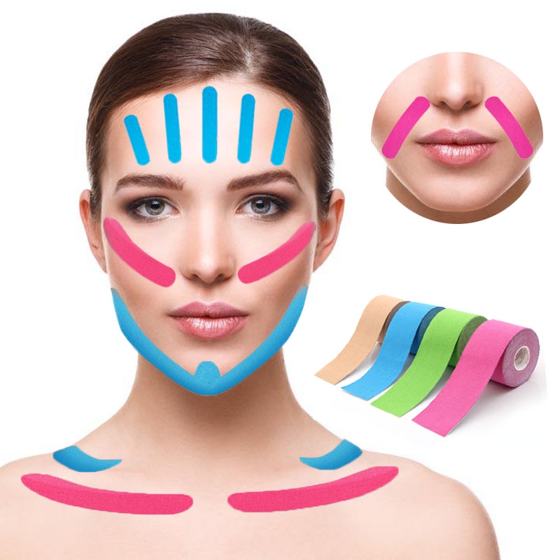 Tape Face Lift Kinesiology Wholesale Very Hot Sale Waterproof Anti-wrinkle Muscle Cotton Facial Tape Face Lift Kinesiology Tape-CAREPROHEALTH- Kinesiology tape, elastic adhesive bandages,Would dressing,Cross Tape,Sports Rigid Tape,Elastic Adhesive Bandage,Stretched Bandage,Cohesive bandage,Underwrap Foam,Ice Hockey Tape,Band aid,Cotton Sports Tape Rayon Sports Tape,Hockey Tape,Finger Tape,PU Tape,PE Tape,Silk Tape,Paper Tape,Heel tape,Wound Dressing, Silicone Patches ( Remove Scar ),Dexcom Patches,Blister band aid,Acne Patches,Toenail Sticker,Mouth Tape,Nipple Covers,Boob Lift Tape,Face Lift Tape,Customized Patches,Assorted Band Aid,Blue Metal Detectabled Band Ai,Different Shape Band Aid,Cartoon Band Aid,Transparent Band Aid,Fabric Band Aid,Waterproof Band Aid,Nitrile Gloves,Anti-virus Gloves,Pl Surgical Gloves,Latex Surgical Gloves,Male Condoms,Female Condoms