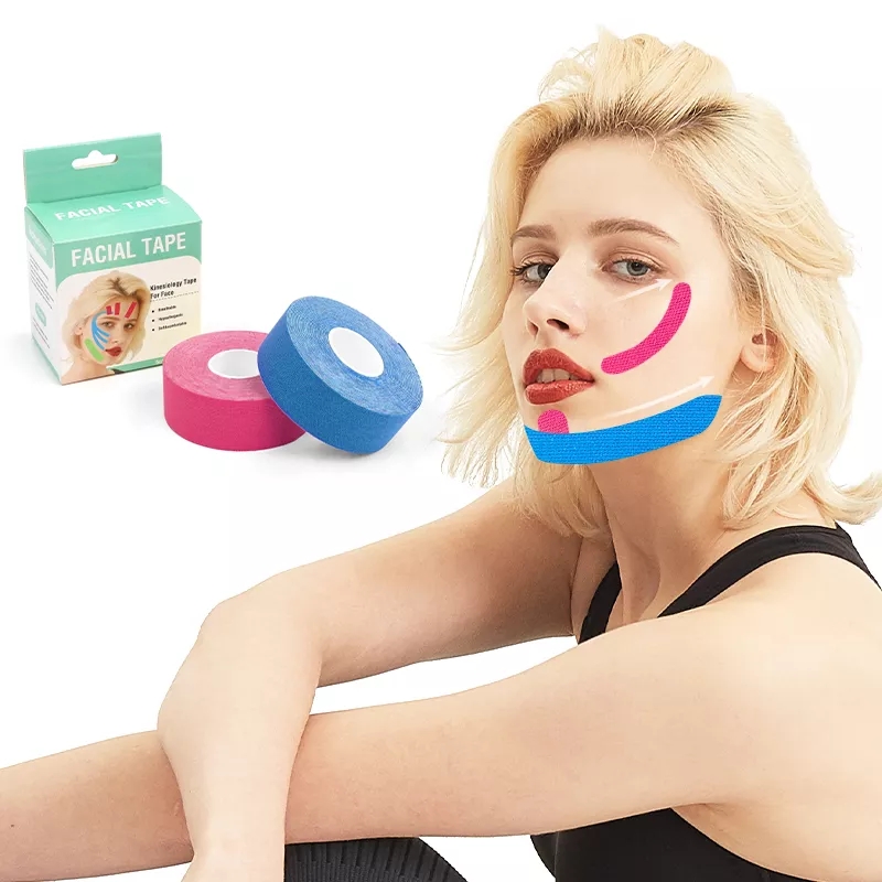 Very Hot Sale V Line Lifting Face Tape Customize Wrinkle Reducer Kinesiology Tape-CAREPROHEALTH- Kinesiology tape, elastic adhesive bandages,Would dressing,Cross Tape,Sports Rigid Tape,Elastic Adhesive Bandage,Stretched Bandage,Cohesive bandage,Underwrap Foam,Ice Hockey Tape,Band aid,Cotton Sports Tape Rayon Sports Tape,Hockey Tape,Finger Tape,PU Tape,PE Tape,Silk Tape,Paper Tape,Heel tape,Wound Dressing, Silicone Patches ( Remove Scar ),Dexcom Patches,Blister band aid,Acne Patches,Toenail Sticker,Mouth Tape,Nipple Covers,Boob Lift Tape,Face Lift Tape,Customized Patches,Assorted Band Aid,Blue Metal Detectabled Band Ai,Different Shape Band Aid,Cartoon Band Aid,Transparent Band Aid,Fabric Band Aid,Waterproof Band Aid,Nitrile Gloves,Anti-virus Gloves,Pl Surgical Gloves,Latex Surgical Gloves,Male Condoms,Female Condoms