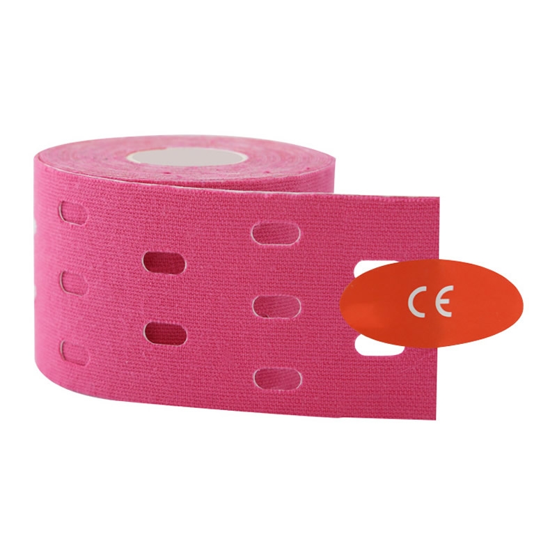 Nylon Sport Therapy Tape Cotton Sport Muscle Cure Tape With Holes Punch Kinesiology Sport Tape-CAREPROHEALTH- Kinesiology tape, elastic adhesive bandages,Would dressing,Cross Tape,Sports Rigid Tape,Elastic Adhesive Bandage,Stretched Bandage,Cohesive bandage,Underwrap Foam,Ice Hockey Tape,Band aid,Cotton Sports Tape Rayon Sports Tape,Hockey Tape,Finger Tape,PU Tape,PE Tape,Silk Tape,Paper Tape,Heel tape,Wound Dressing, Silicone Patches ( Remove Scar ),Dexcom Patches,Blister band aid,Acne Patches,Toenail Sticker,Mouth Tape,Nipple Covers,Boob Lift Tape,Face Lift Tape,Customized Patches,Assorted Band Aid,Blue Metal Detectabled Band Ai,Different Shape Band Aid,Cartoon Band Aid,Transparent Band Aid,Fabric Band Aid,Waterproof Band Aid,Nitrile Gloves,Anti-virus Gloves,Pl Surgical Gloves,Latex Surgical Gloves,Male Condoms,Female Condoms