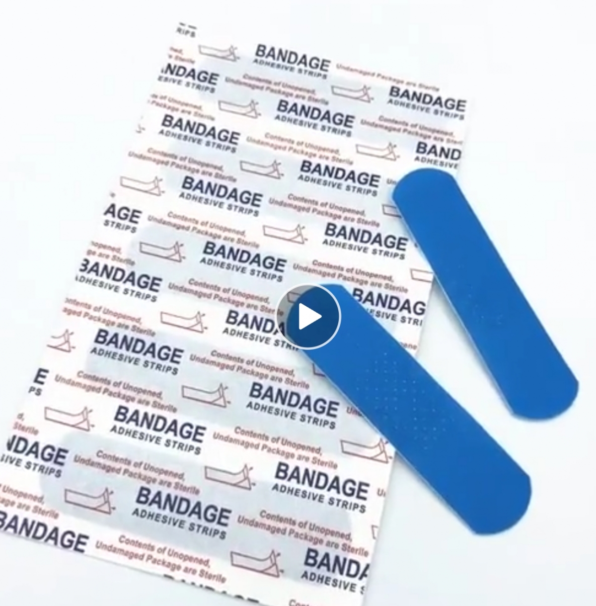 Medical Blue Dressing Strip Metal Plaster for Kitchen or Food Industry-CAREPROHEALTH- Kinesiology tape, elastic adhesive bandages,Would dressing,Cross Tape,Sports Rigid Tape,Elastic Adhesive Bandage,Stretched Bandage,Cohesive bandage,Underwrap Foam,Ice Hockey Tape,Band aid,Cotton Sports Tape Rayon Sports Tape,Hockey Tape,Finger Tape,PU Tape,PE Tape,Silk Tape,Paper Tape,Heel tape,Wound Dressing, Silicone Patches ( Remove Scar ),Dexcom Patches,Blister band aid,Acne Patches,Toenail Sticker,Mouth Tape,Nipple Covers,Boob Lift Tape,Face Lift Tape,Customized Patches,Assorted Band Aid,Blue Metal Detectabled Band Ai,Different Shape Band Aid,Cartoon Band Aid,Transparent Band Aid,Fabric Band Aid,Waterproof Band Aid,Nitrile Gloves,Anti-virus Gloves,Pl Surgical Gloves,Latex Surgical Gloves,Male Condoms,Female Condoms