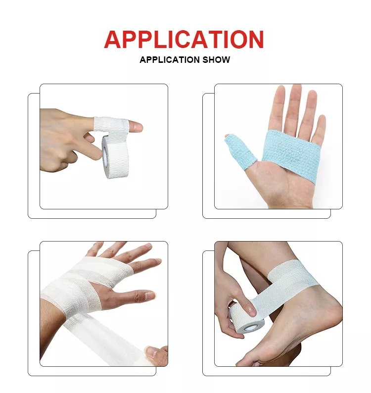 5cmx4.5m OEM Hot Melt Glue Vet Wrap Stretch Bandage for Sports Protection And Orthopedic Fix -Light EAB Elastic Adhesive Bandage-CAREPROHEALTH- Kinesiology tape, elastic adhesive bandages,Would dressing,Cross Tape,Sports Rigid Tape,Elastic Adhesive Bandage,Stretched Bandage,Cohesive bandage,Underwrap Foam,Ice Hockey Tape,Band aid,Cotton Sports Tape Rayon Sports Tape,Hockey Tape,Finger Tape,PU Tape,PE Tape,Silk Tape,Paper Tape,Heel tape,Wound Dressing, Silicone Patches ( Remove Scar ),Dexcom Patches,Blister band aid,Acne Patches,Toenail Sticker,Mouth Tape,Nipple Covers,Boob Lift Tape,Face Lift Tape,Customized Patches,Assorted Band Aid,Blue Metal Detectabled Band Ai,Different Shape Band Aid,Cartoon Band Aid,Transparent Band Aid,Fabric Band Aid,Waterproof Band Aid,Nitrile Gloves,Anti-virus Gloves,Pl Surgical Gloves,Latex Surgical Gloves,Male Condoms,Female Condoms