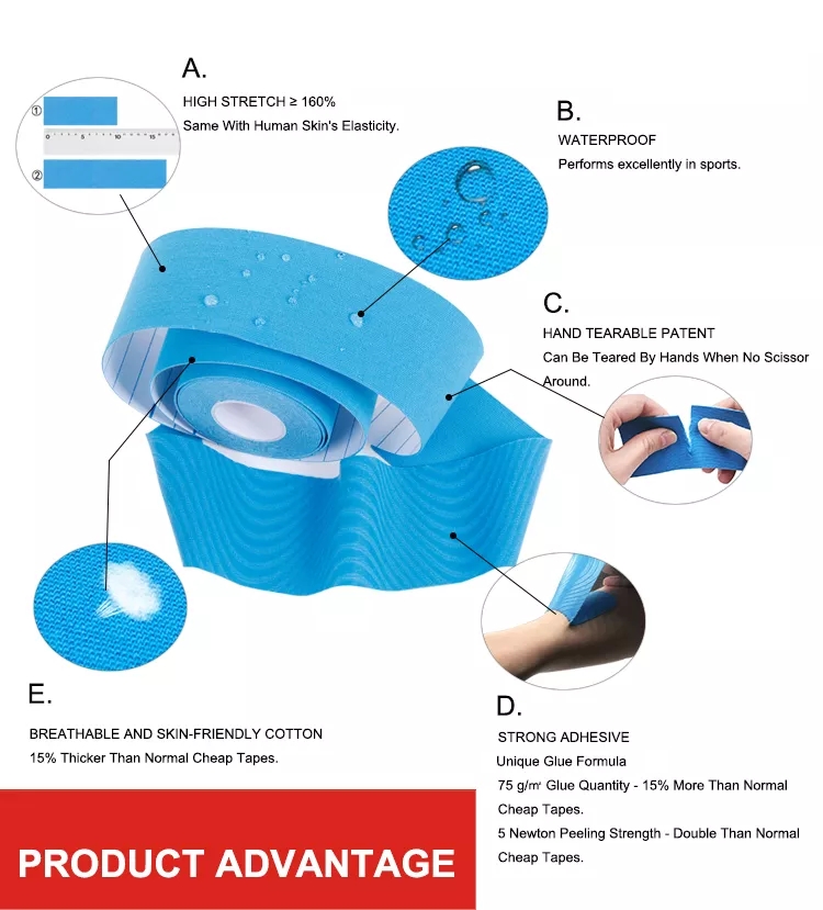 Athletic Physio tape colors,kinesiology Physiotape,Ion kinesiology tape  5cm x 5m-CAREPROHEALTH- Kinesiology tape, elastic adhesive bandages,Would dressing,Cross Tape,Sports Rigid Tape,Elastic Adhesive Bandage,Stretched Bandage,Cohesive bandage,Underwrap Foam,Ice Hockey Tape,Band aid,Cotton Sports Tape Rayon Sports Tape,Hockey Tape,Finger Tape,PU Tape,PE Tape,Silk Tape,Paper Tape,Heel tape,Wound Dressing, Silicone Patches ( Remove Scar ),Dexcom Patches,Blister band aid,Acne Patches,Toenail Sticker,Mouth Tape,Nipple Covers,Boob Lift Tape,Face Lift Tape,Customized Patches,Assorted Band Aid,Blue Metal Detectabled Band Ai,Different Shape Band Aid,Cartoon Band Aid,Transparent Band Aid,Fabric Band Aid,Waterproof Band Aid,Nitrile Gloves,Anti-virus Gloves,Pl Surgical Gloves,Latex Surgical Gloves,Male Condoms,Female Condoms